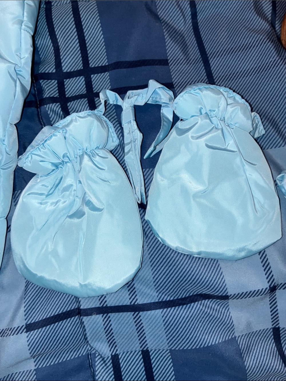 NWT mud kingdom, infant snowsuit size 6 to 12 months Baby blue - Picture 11 of 13